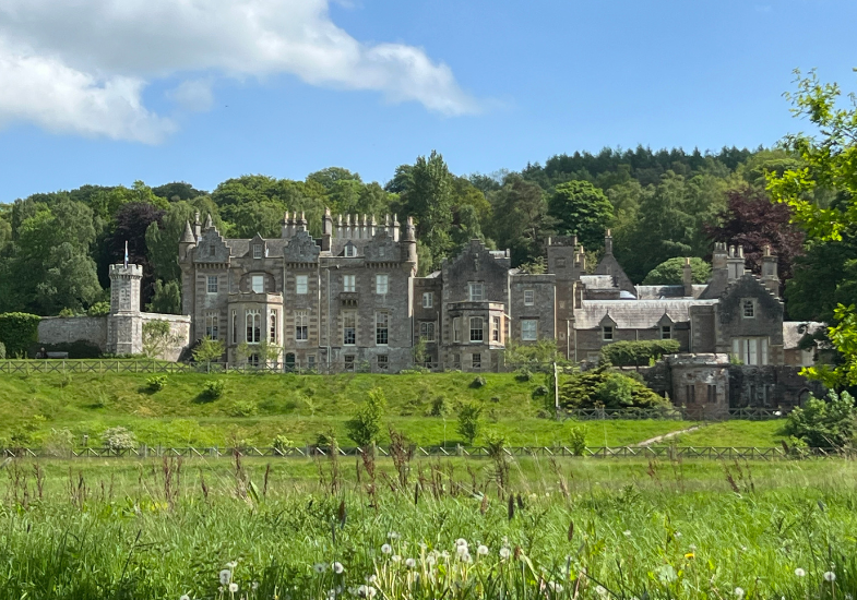 Castle seen on a study abroad trip