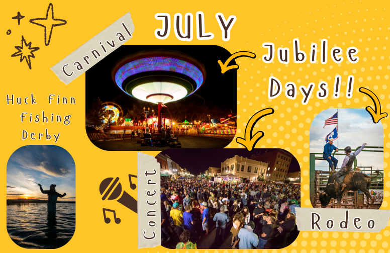 Collage of July Events