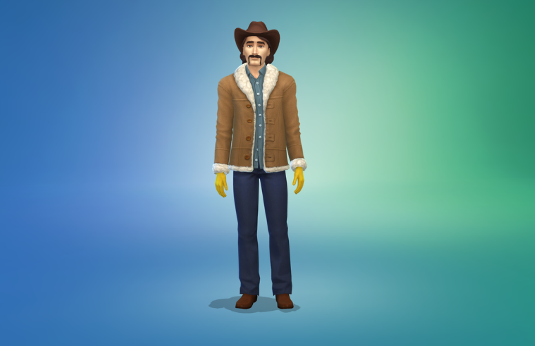 Pistol Pete avatar in the Sims