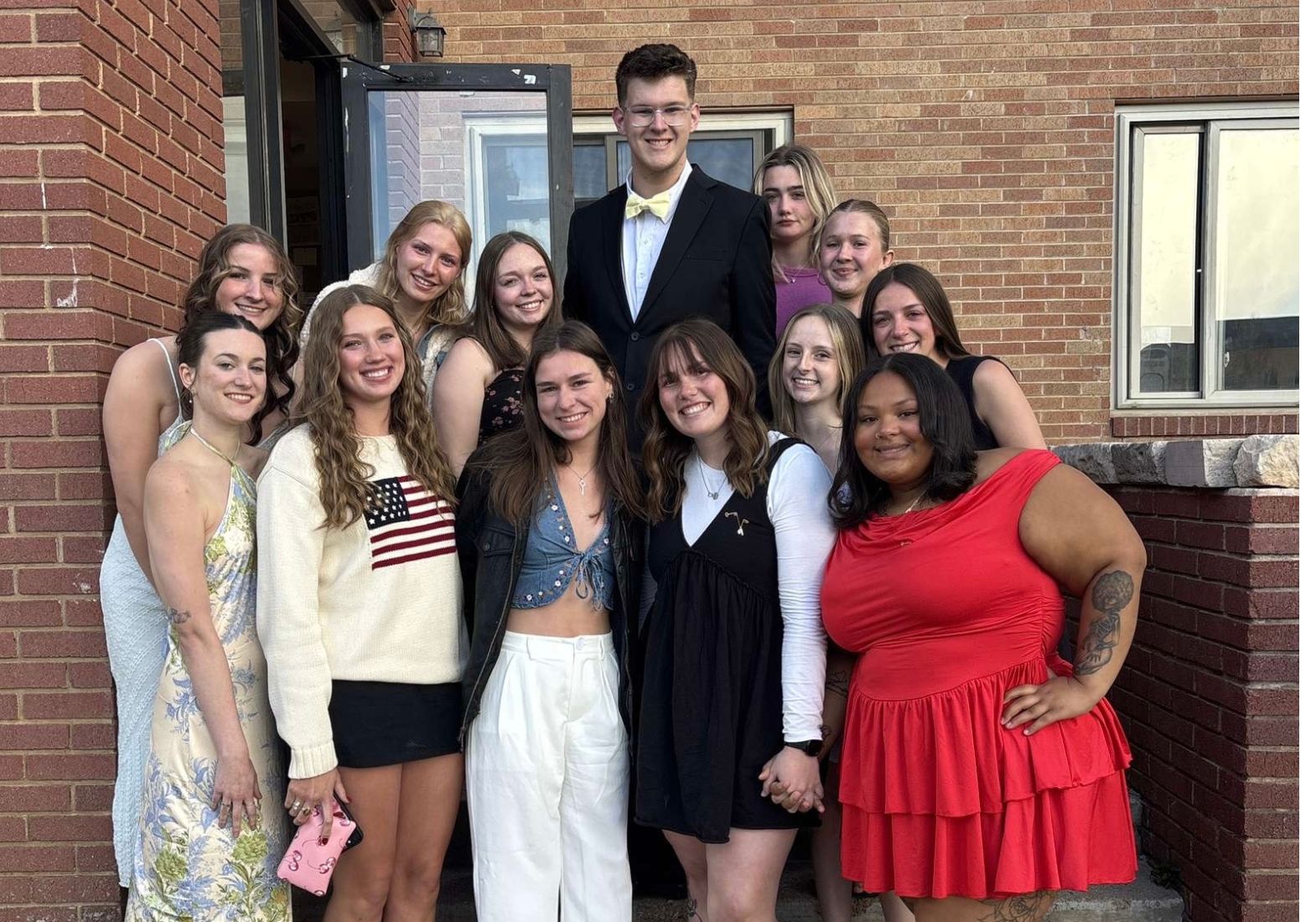 Colin at a greek life event