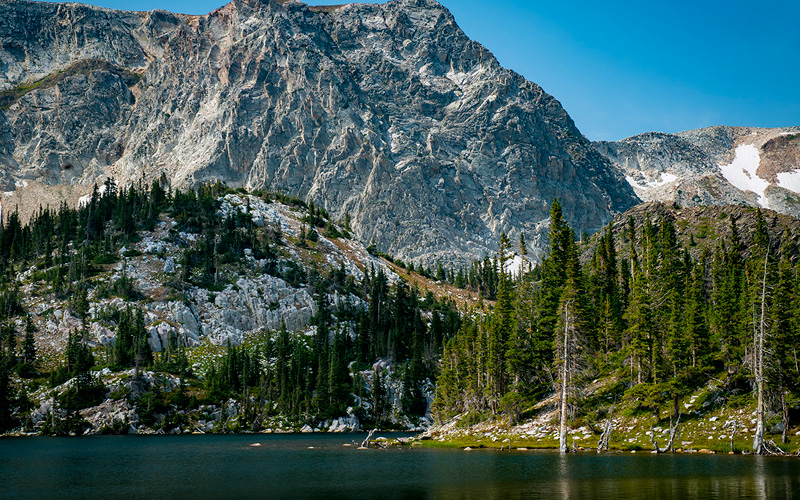 Photograph of lake in Medicine Bow Peak