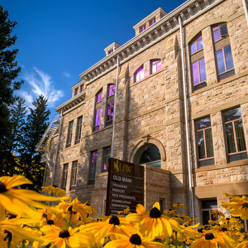 Outside of Old Main