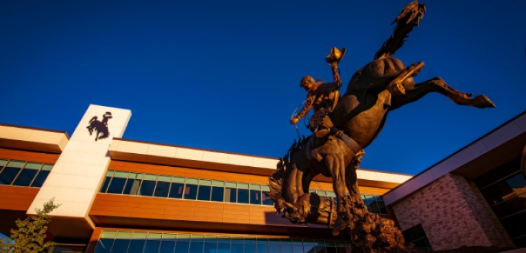 Steamboat Statue in front of the Gateway Center