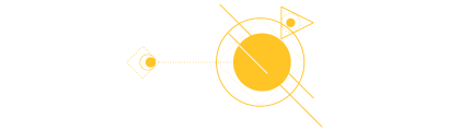 A graphic of an electrode in brown and gold.