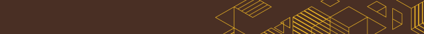 Decorative border with hexagonal icons.