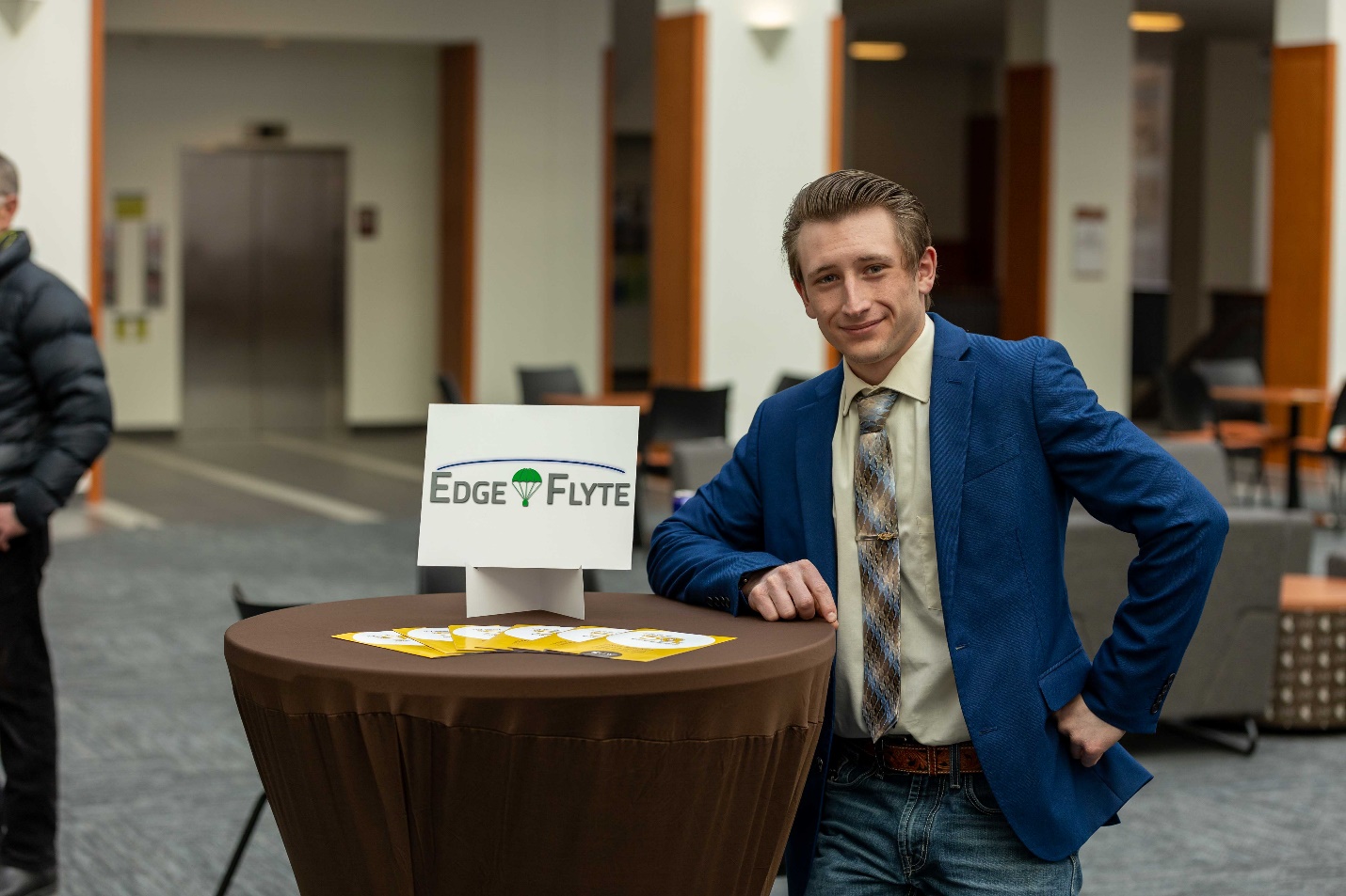 Photo of EdgeFlye member Tate Schrock.
