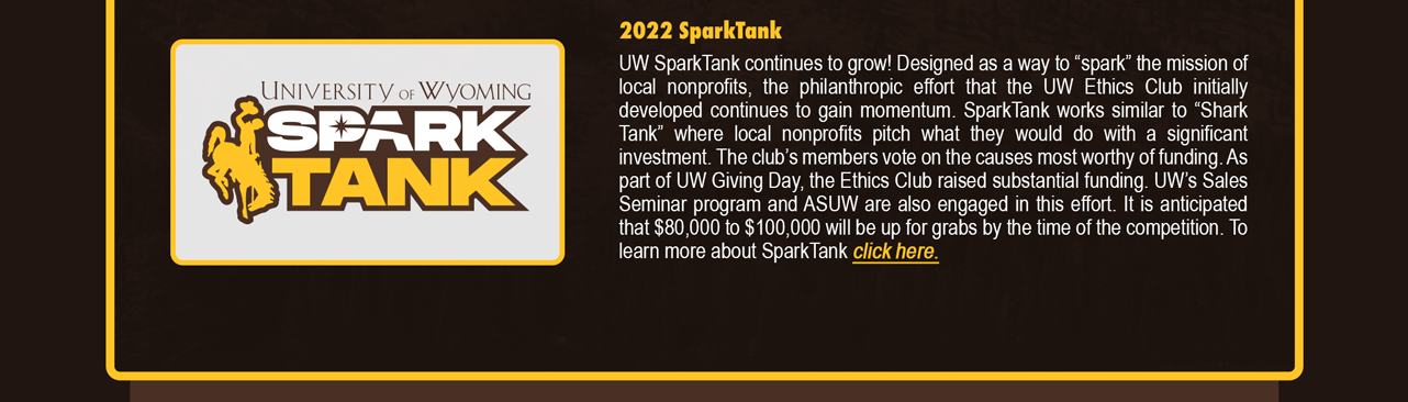 Management and Marketing Highlight- 2022 Spark Tank
