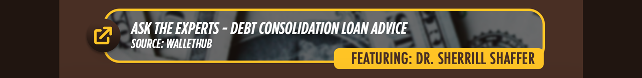 College of Business in the News- Debt Consolidation Loan Advice