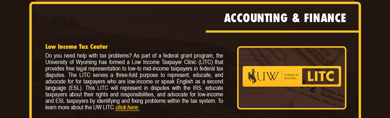 Accounting and Finance Department Highlights