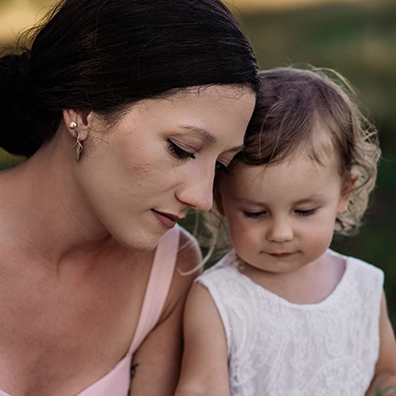 Tanner with daughter