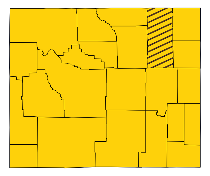 Map showing Campbell County