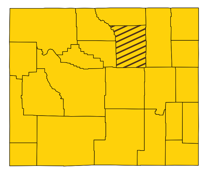 Map showing Johnson County