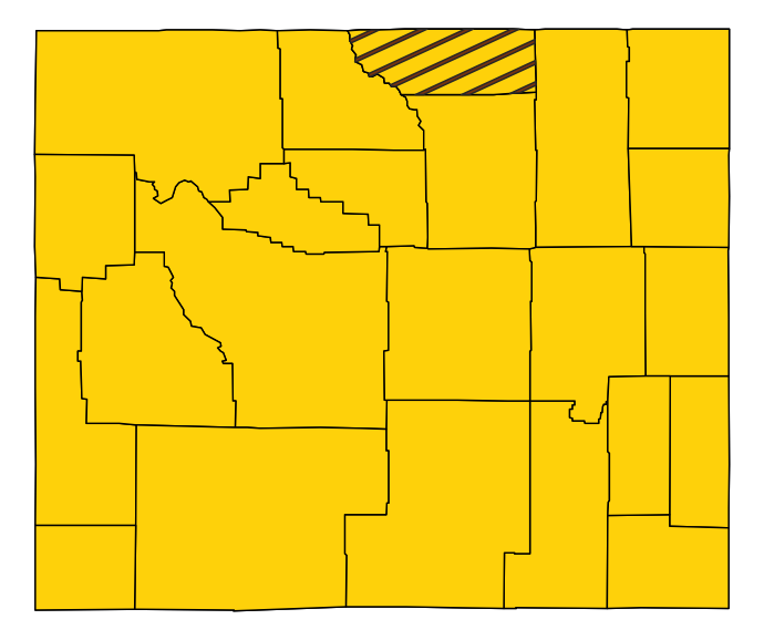 Map showing Sheridan County