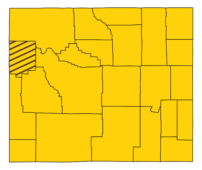 Map showing Teton County