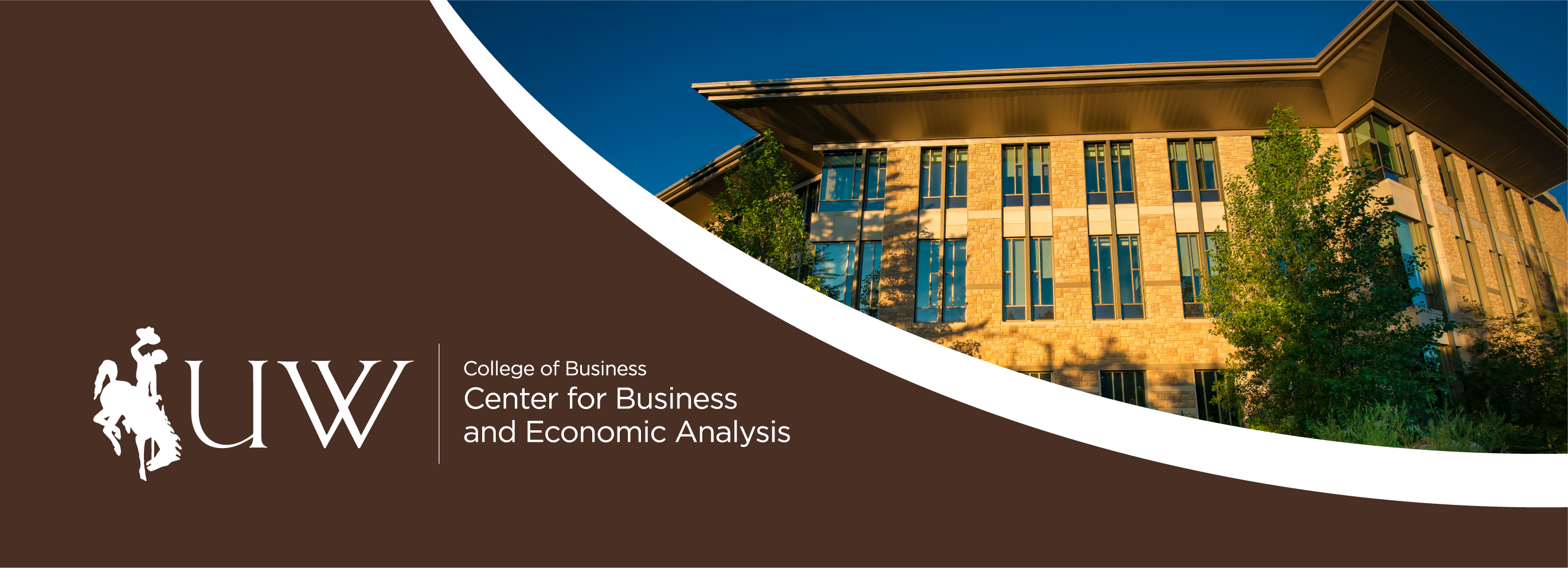 Center for Business and Economic Analysis with picture of the College of Business building