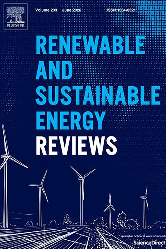 Renewable and Sustainable Energy Reviews Cover