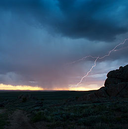 Lightning strike