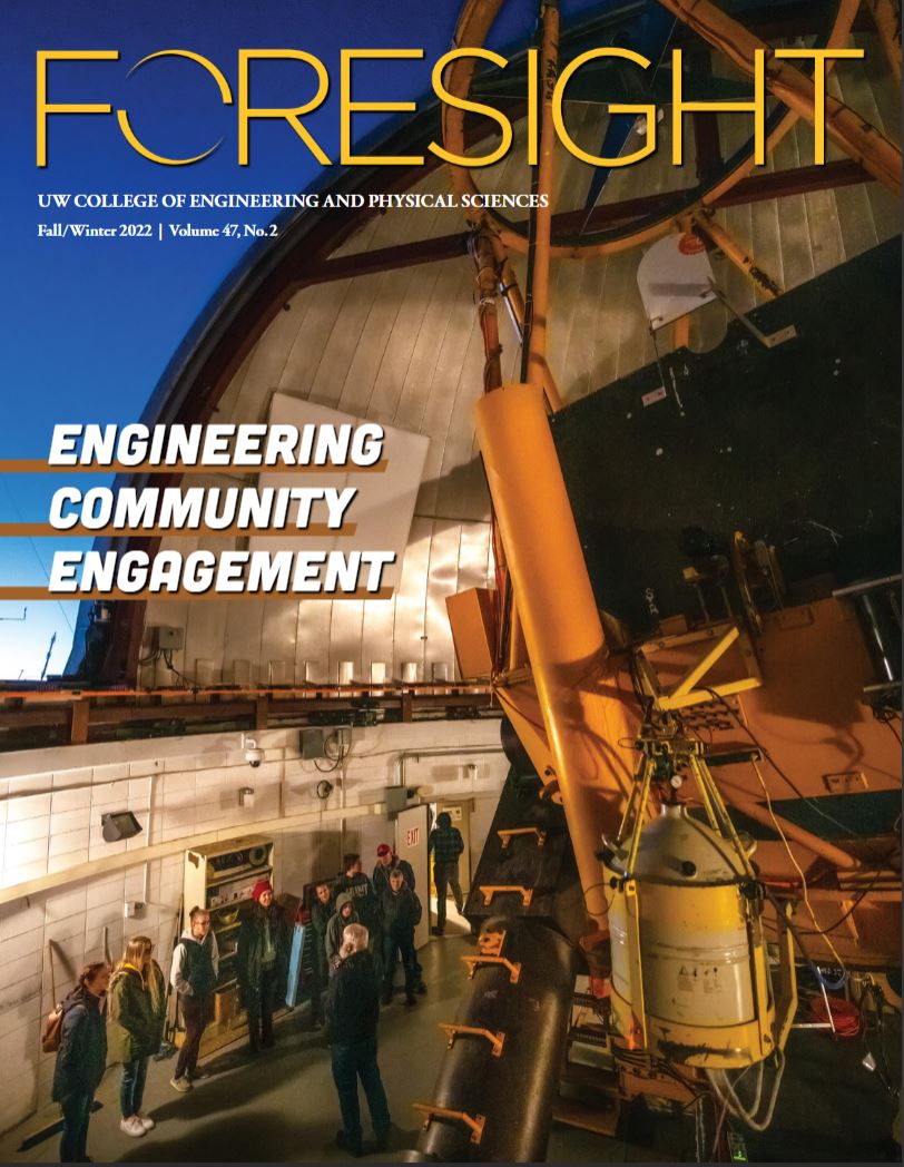 This is an image of the cover of the Foresight issue. 