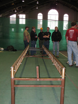University of Wyoming Steel Bridge Before any Competition 