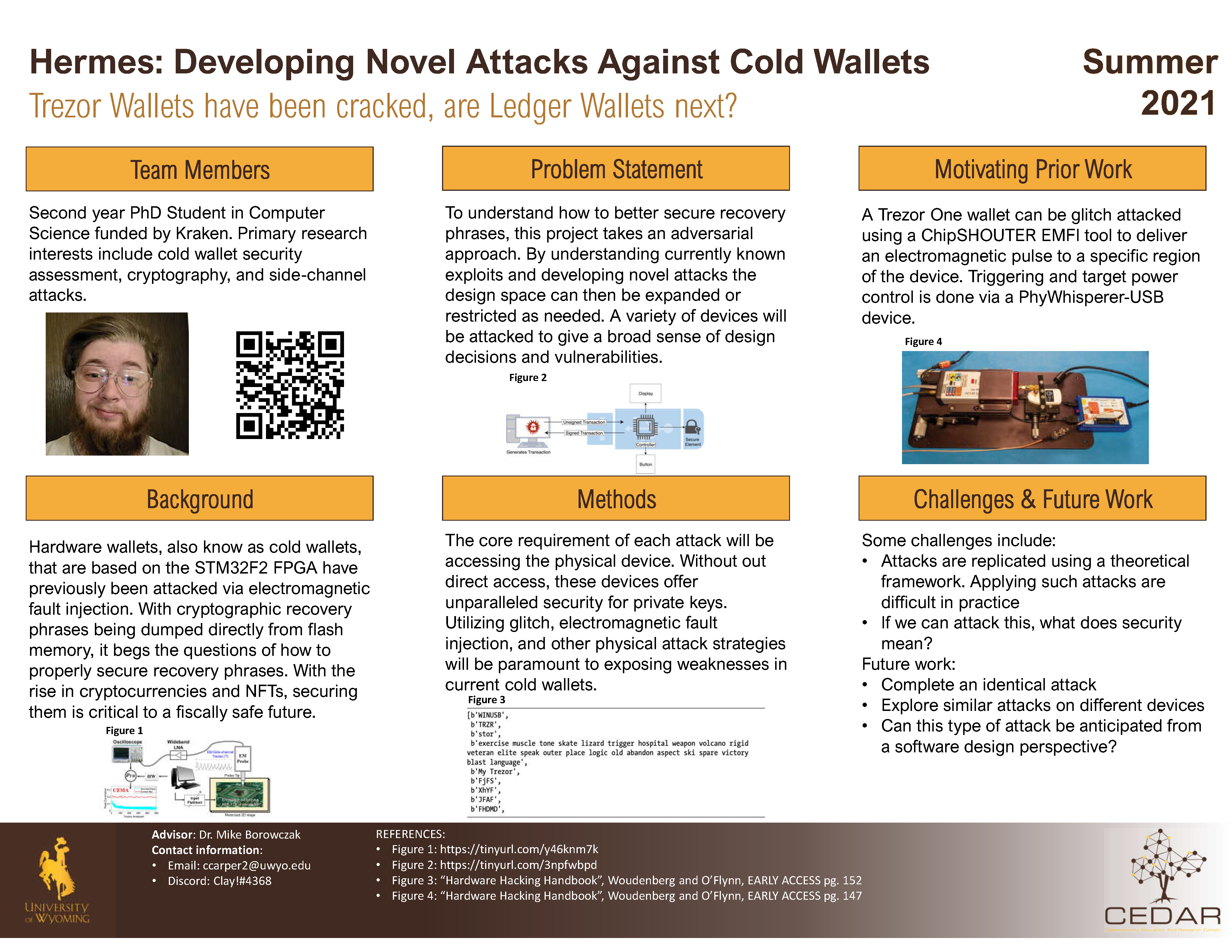 Poster for Hermes: Developing Novel Attacks Against Cold Wallets