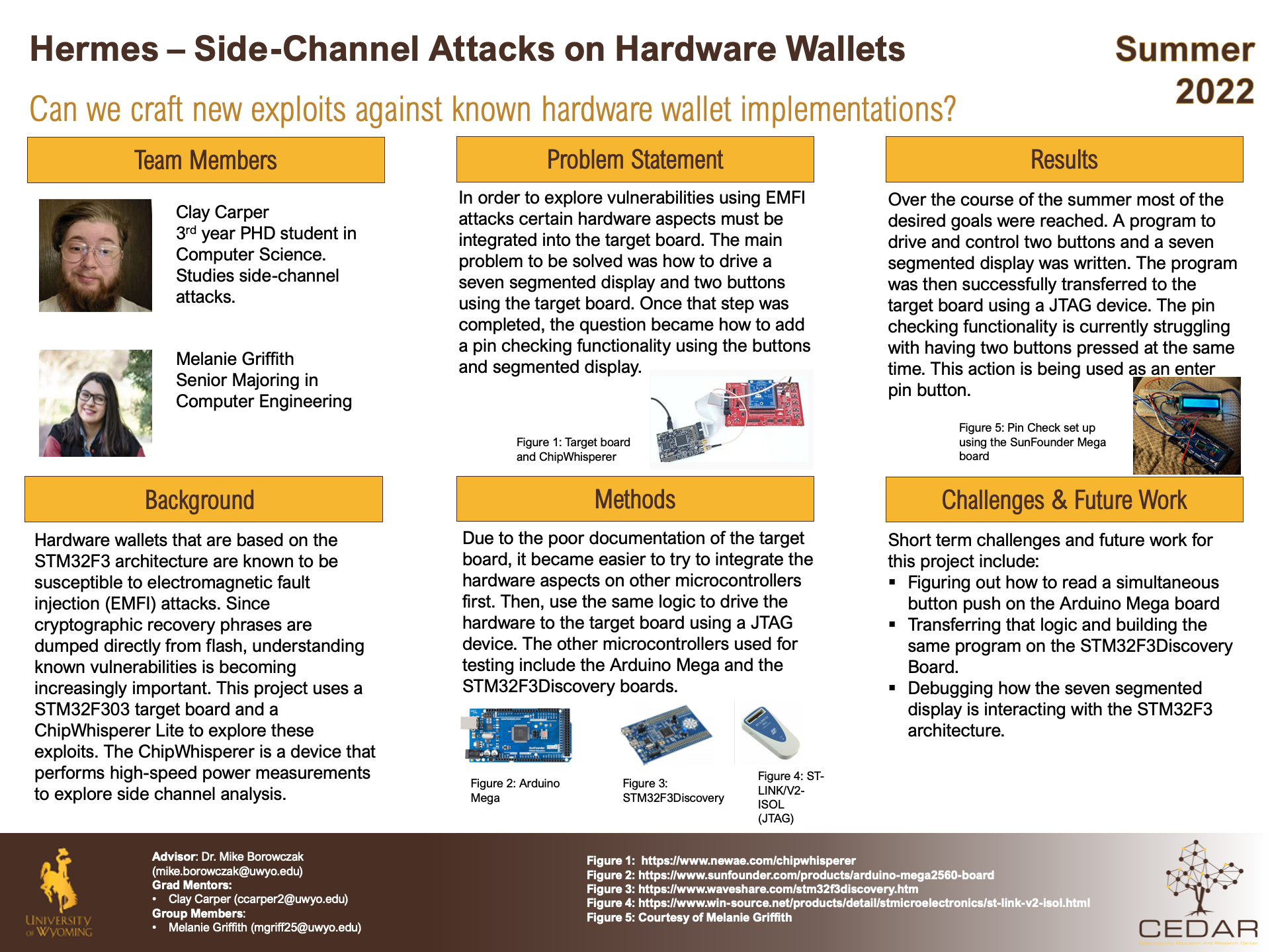  Poster for Hermes - Side-Channel Attacks on Hardware Wallets