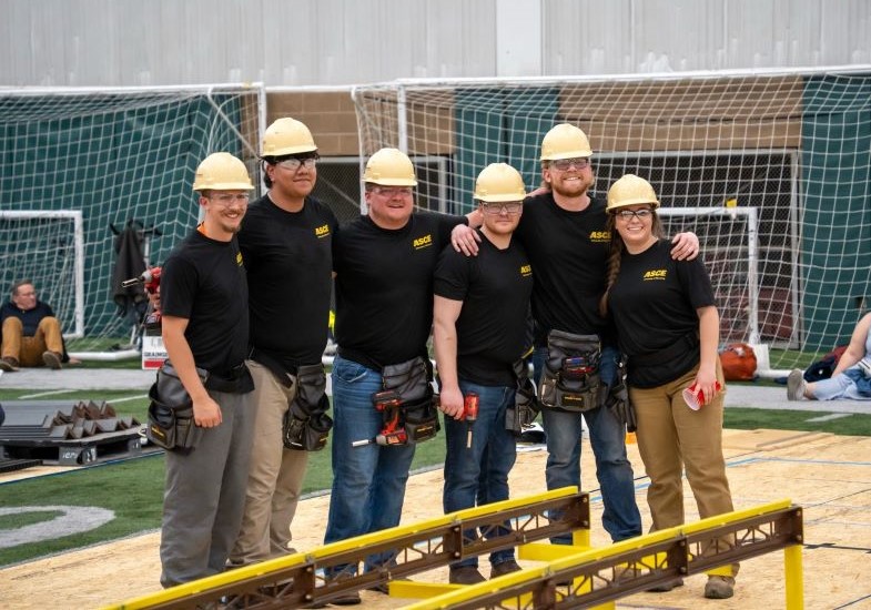 ASCE Conference 2025 group in hardhats