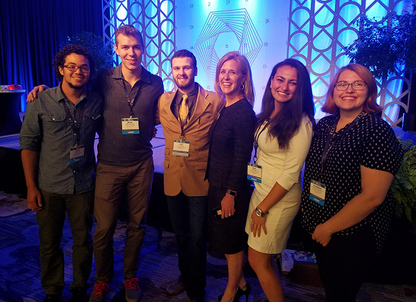 Students dressed up at the ASCE regional competition