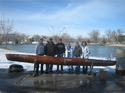 Finished canoe