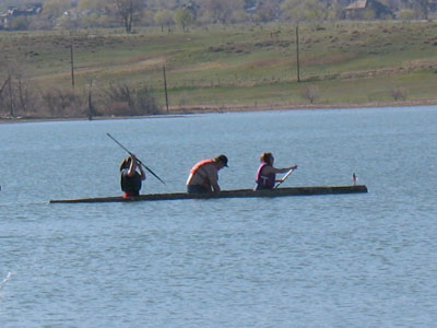 Kerri, Paul Cox, and Becki, 3 women's endurance