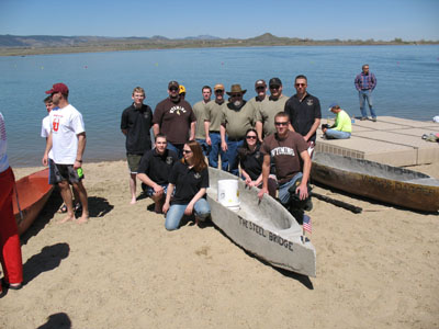 L->R:Daniel Ross, Joe Johnston, Thad Hunter, Aaron Crego, Becki Arneson Jim Staebler, Richard Price, Dr. Edgar, Kerri Puckett, Chris Potter, Paul Cox Ty Soukup, Ben Nemec 