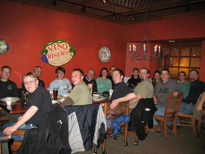 students at Olive Garden