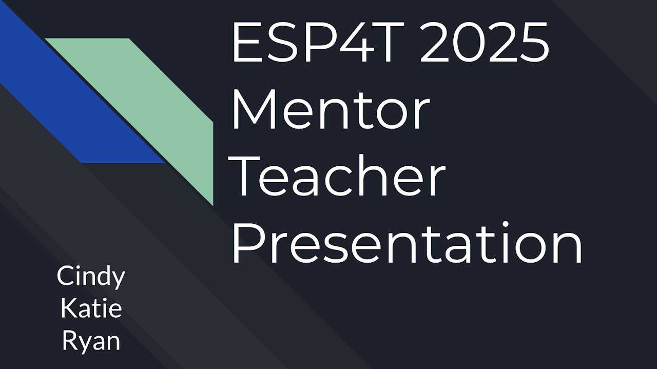 Cover for Teacher Mentor presentation slide show