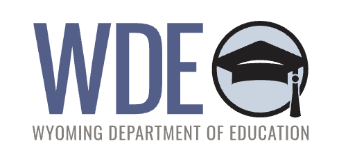 WDE logo logo for the Wyoming Department of Education