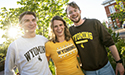 group of students smile at camera