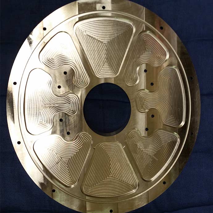 Circular metal piece