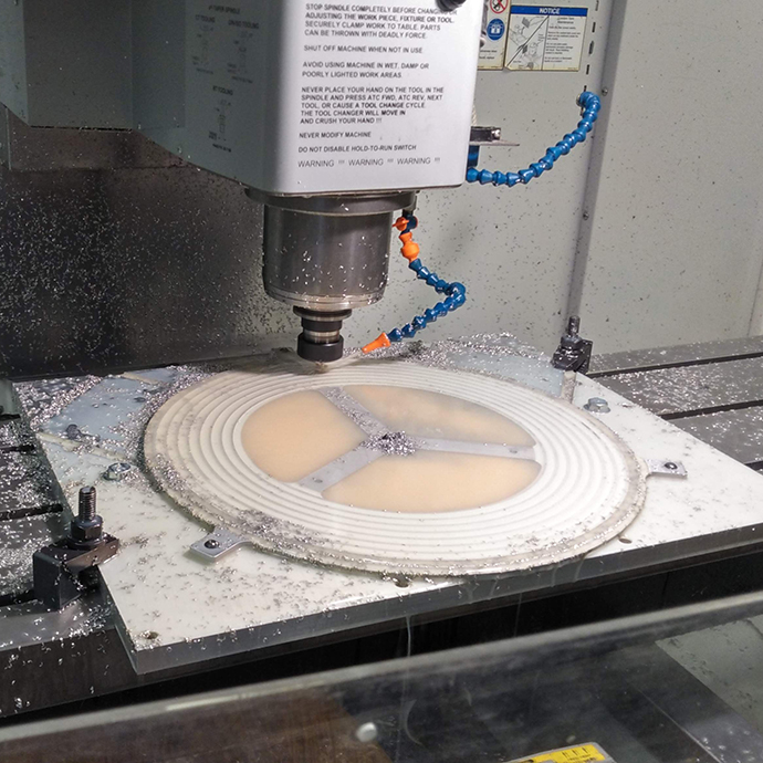 Modeling, programming & CNC machining of spiral coil heat transfer assembly