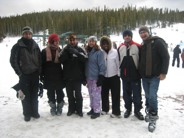 Lab ski trip