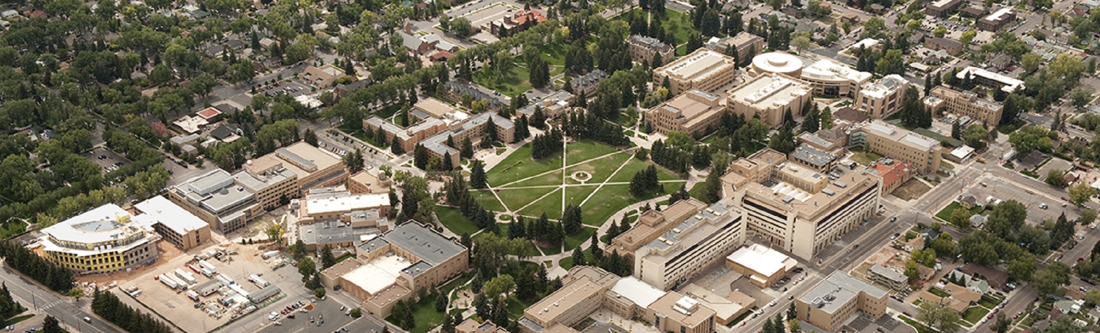 view of UWYO from above