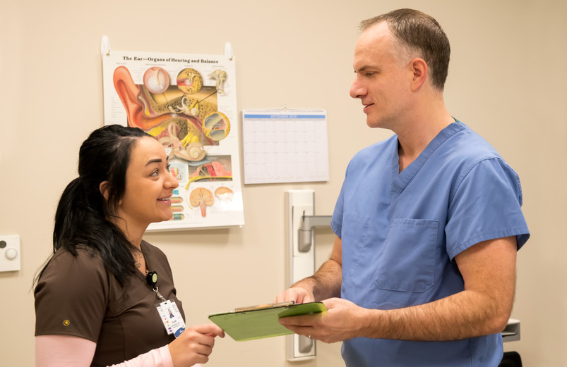 two medical professionals