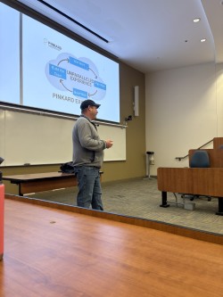 man teaching 