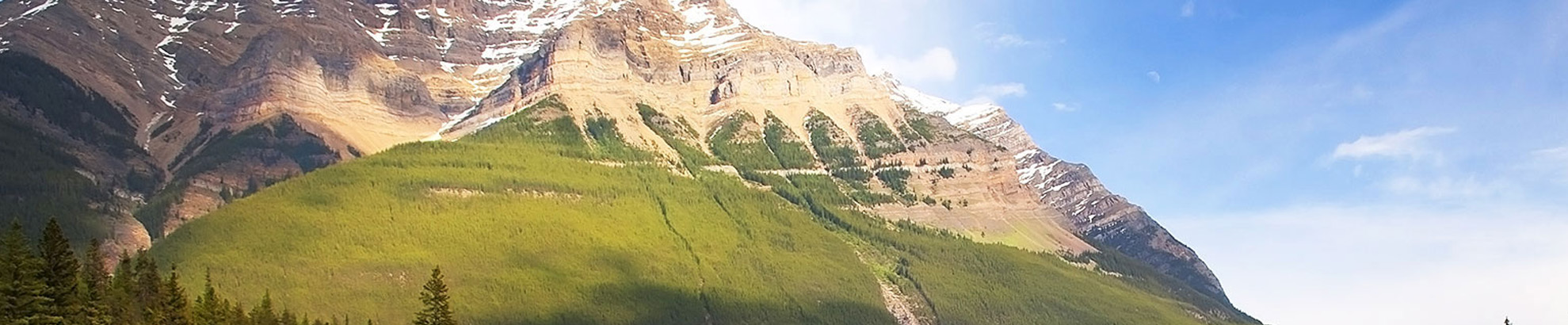 Snowy Range Mountains with blue sky