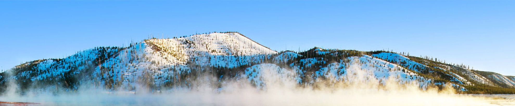 Mountain with fog