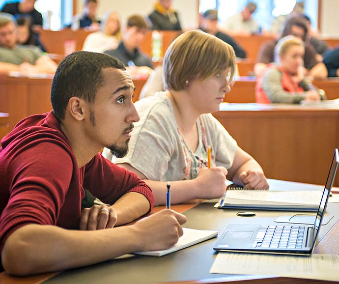 students in classroom