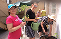 Participants plant at the Central Wyoming Rescue Mission's new garden