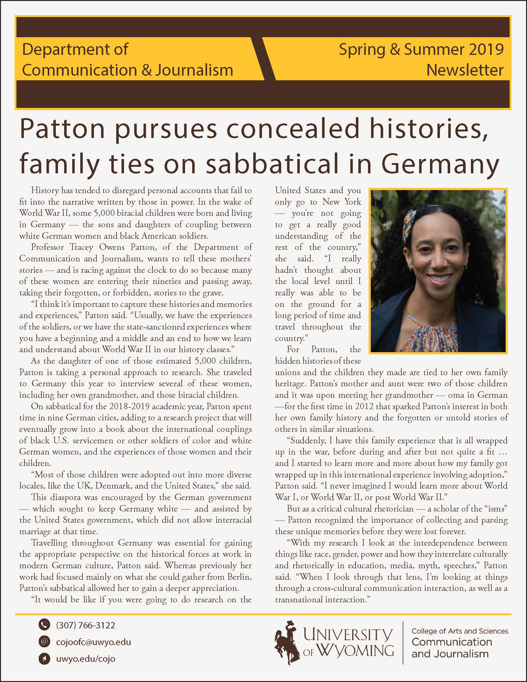 COJO Newsletter Summer 2019