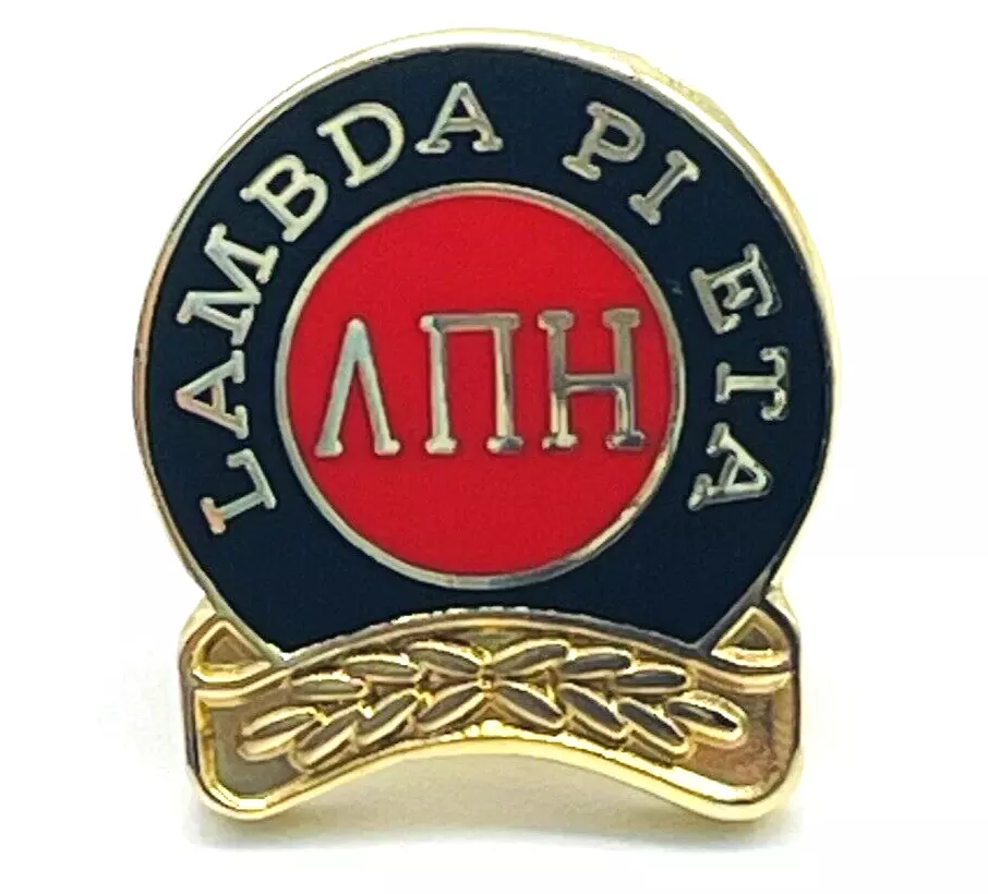 Lambda Pi Eta enamel pin