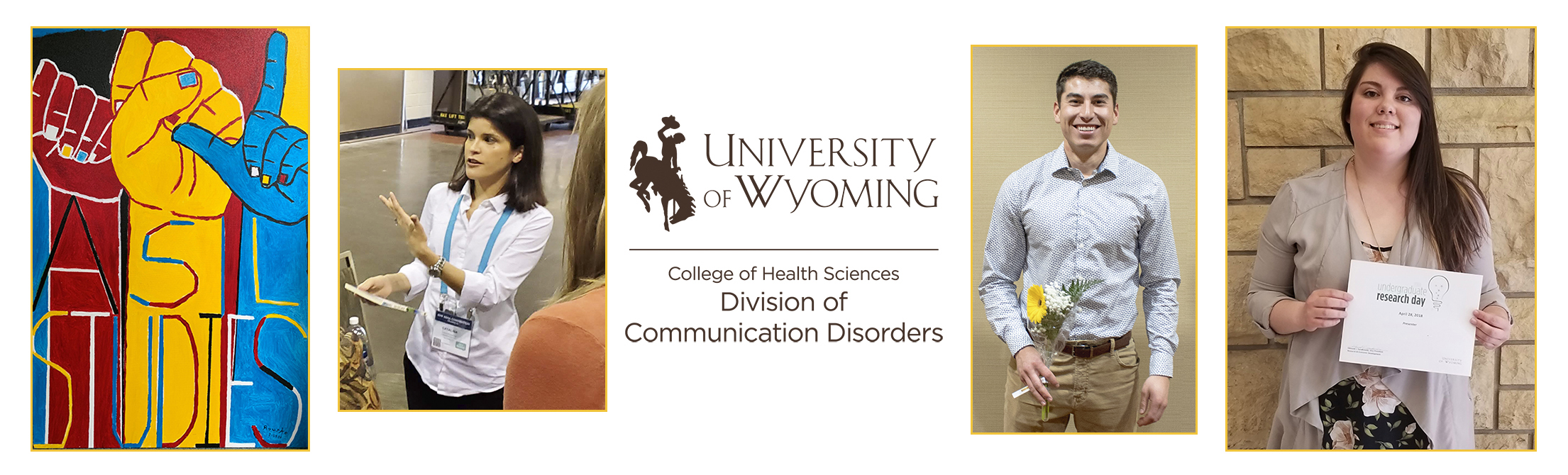 Showing student diversity within the UW Division of Communication Disorders.