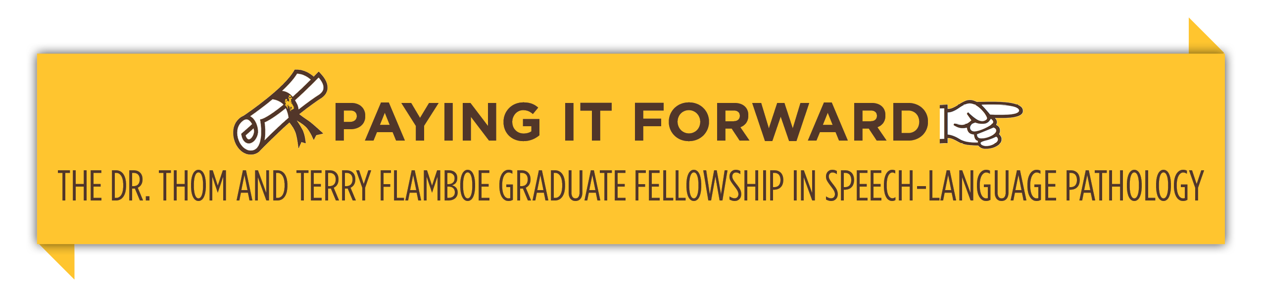 Image showing information on the Flamboe Graduate Fellowship