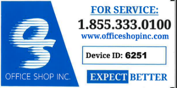 Office Shop Contact Information