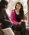 Students outside